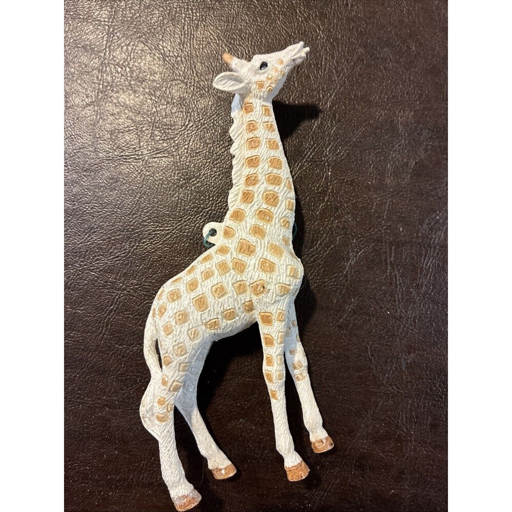 Target Wondershop Giraffe White Gold Christmas Tree Ornament 2023 Set